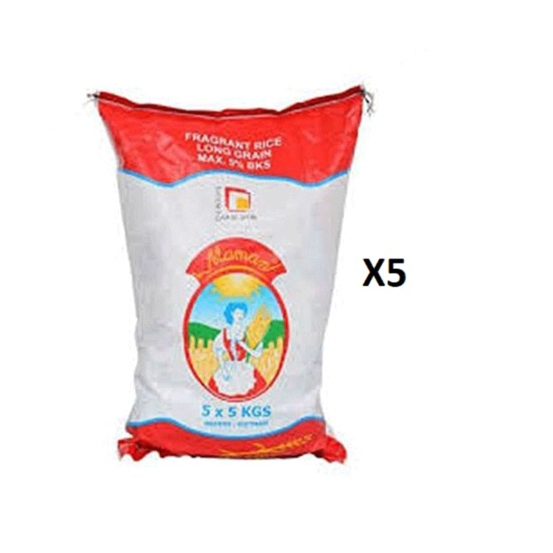Riz Maman Long Grain Parfum Au Jasmin 5Kg X 5