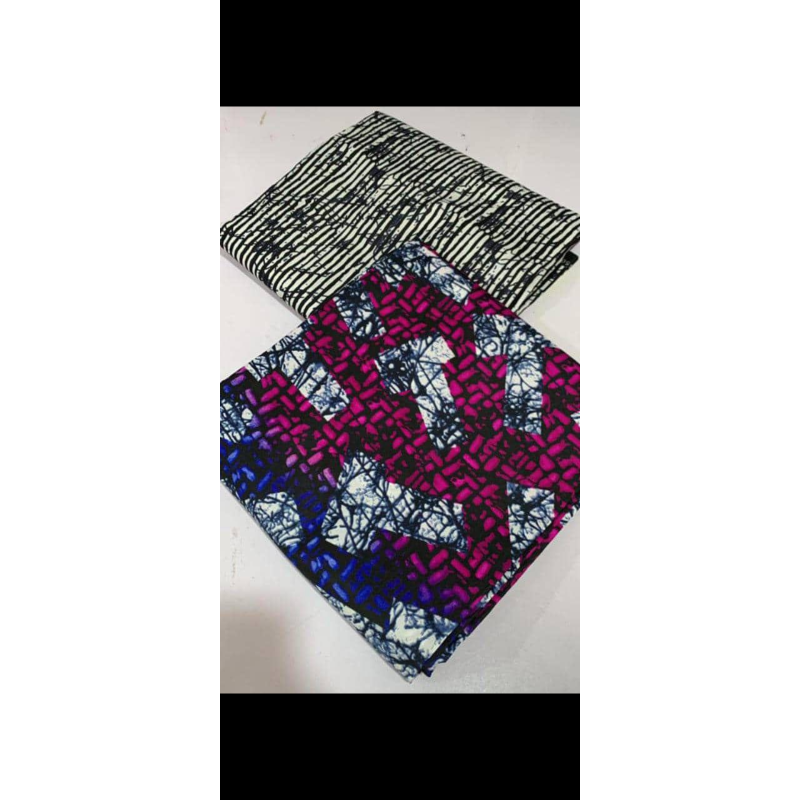 Pagne tissus deux tons 