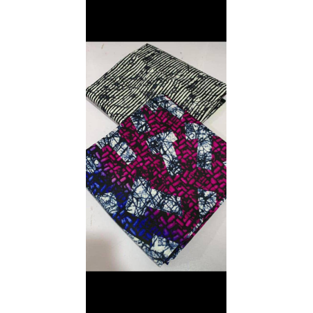 Pagne tissus deux tons 