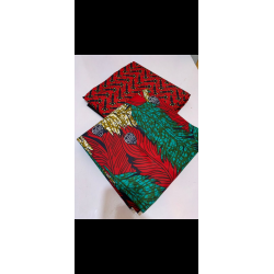 Pagne tissus deux tons 