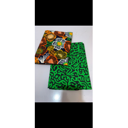 Pagne tissus deux tons 